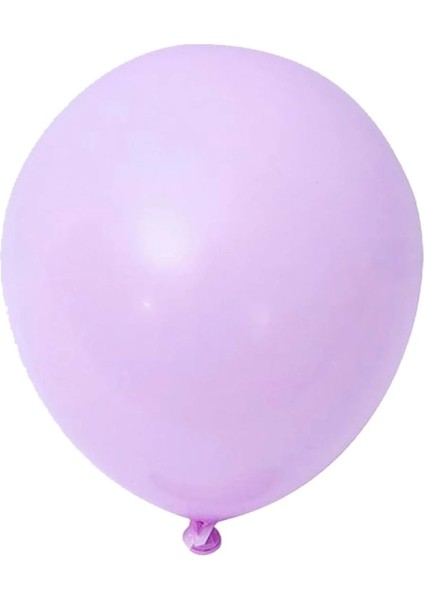 12 inç Lila renk 100 lü Makaron Dekorasyon Balonu