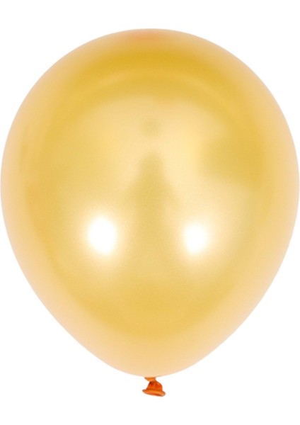 12 inç Rose Gold renk 25 li Metalik Dekorasyon Balonu