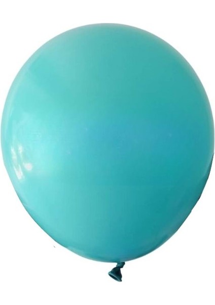 12 inç Turkuaz renk 10 lu Pastel Dekorasyon Balonu