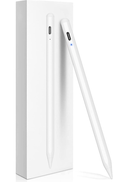 Ipad Için Avuç Içi Reddetmeli Dokunmatik Kalem Capacitive Active Stylus(3 Adet Yedek Uç)