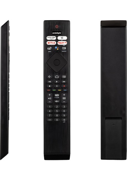 Huayu Kl Philips Ph-V4 Netflix Rakuten Tv Prime Video Ses Komutlu LCD LED Tv Kumandası Uzaktan Kumanda