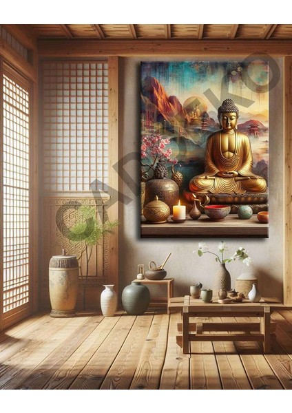 Buddha Feng Shui Buda Kanvas Tablo FNGS22
