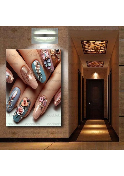 Tırnak Süsleme, Nail Art Kanvas Tabloları Dkm-Trn8