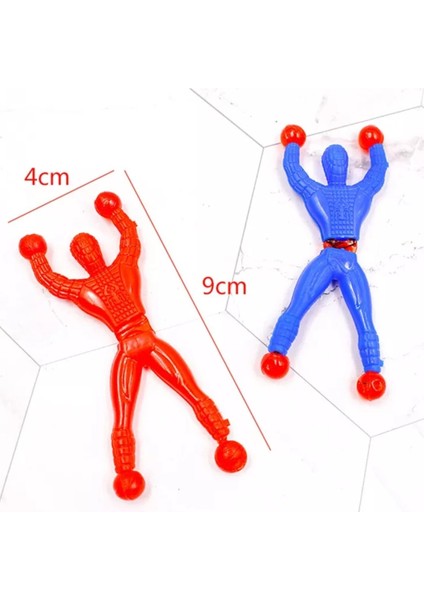 Camda Takla Atan Örümcek Sağlam Yapışkan Cama Duvara Yapışan Örümcek Adam Oyuncak Örümcek - 2 Adet indirimleri