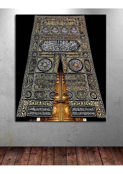 Kabe Mescid-I Haram Kapısı Kanvas Tablo DKMR196