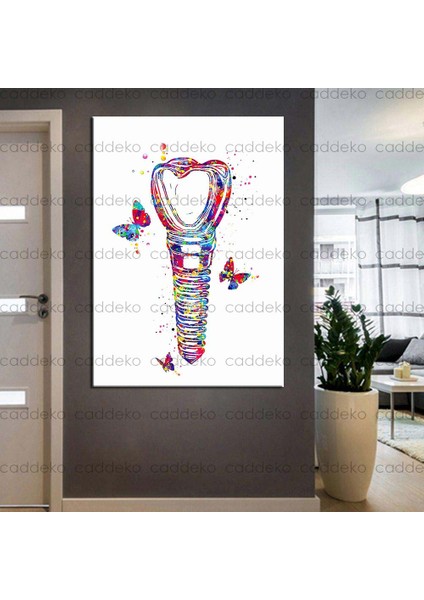 Ağız ve Diş Sağlığı Polikliniği Tabloları Dekoratif Diş, Dekoratif Dişçi, Dişçi Dekorasyonu DSC-123