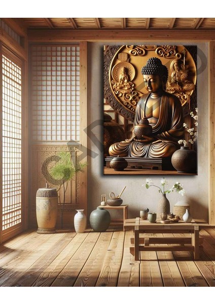 Buddha Feng Shui Buda Kanvas Tablo FNGS26