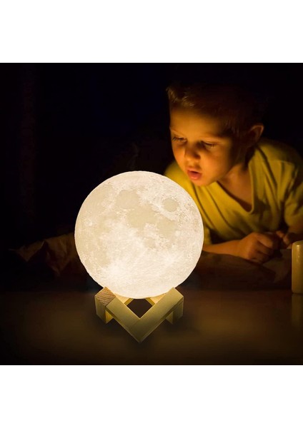 3D Ay Lambası Gece Lambası LED Ev Dekoru, Yatak Odası, Kadınlar Için Hediyeler modelleri