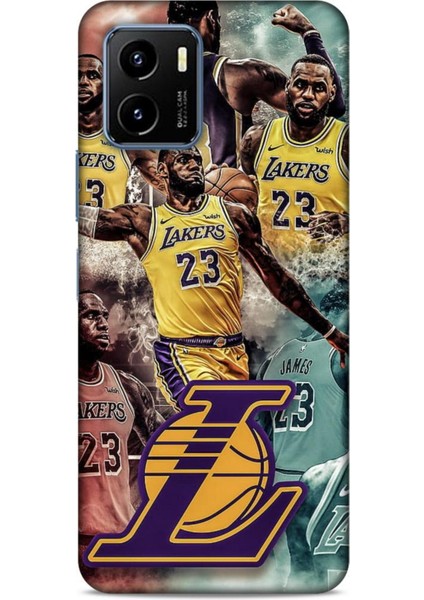 Vivo Y15S Kılıf Basketbolcular 17 Lebron 23 Lakers Yumuşak Kılıf