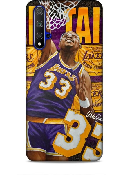 Honor 20 Kılıf Basketbolcular 23 Lakers 33 Jabbar Telefon Kabı