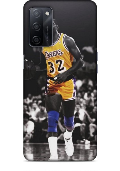 Oppo A5S Kılıf Basketbolcular 20 Lakers 32 Renkli Kılıf