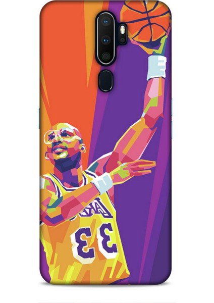 Oppo A9 2020 Kılıf Basketbolcular 22 Kareem Abdul Jabbar Kap