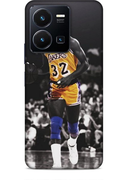 Vivo Y35 Kılıf Basketbolcular 20 Lakers 32 Renkli Kılıf