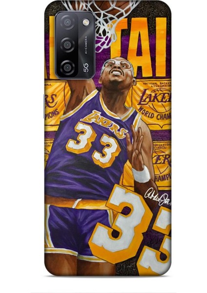 Oppo A55 5g Kılıf Basketbolcular 23 Lakers 33 Jabbar Telefon Kabı