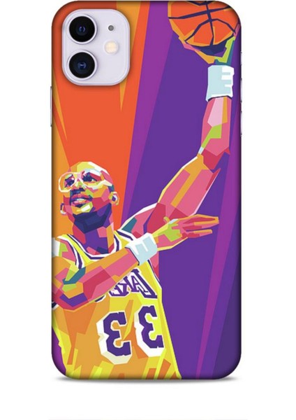 Apple iPhone 11 Kılıf Basketbolcular 22 Kareem Abdul Jabbar Kap