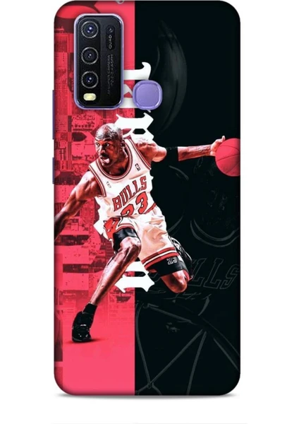 Vivo V29 Lite 5g Kılıf Basketbolcular 5 Jordan Bulls Beyaz Koruma Kılıfı