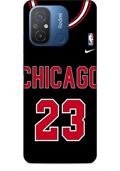 Realme C53 Kılıf Basketbolcular 1 Chicago 23 Siyah Telefon Kılıfı