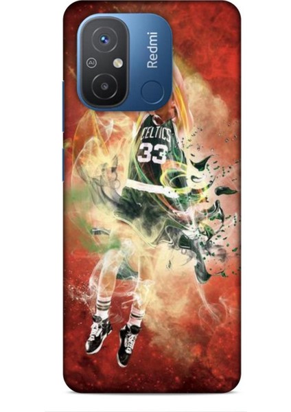 Realme C53 Kılıf Basketbolcular 29 Larry Joe Bird Turuncu Leke Tutmaz Kapak