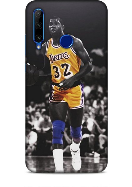 Honor 20 Lite Kılıf Basketbolcular 20 Lakers 32 Renkli Kılıf