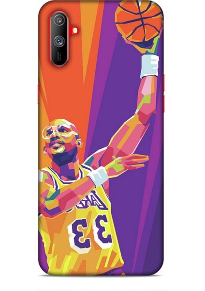 Realme C3 Kılıf Basketbolcular 22 Kareem Abdul Jabbar Kap