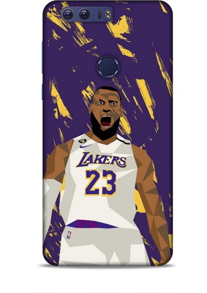 Honor 8A Kılıf Basketbolcular 18 Lebron James Nba Parlak Kılıf