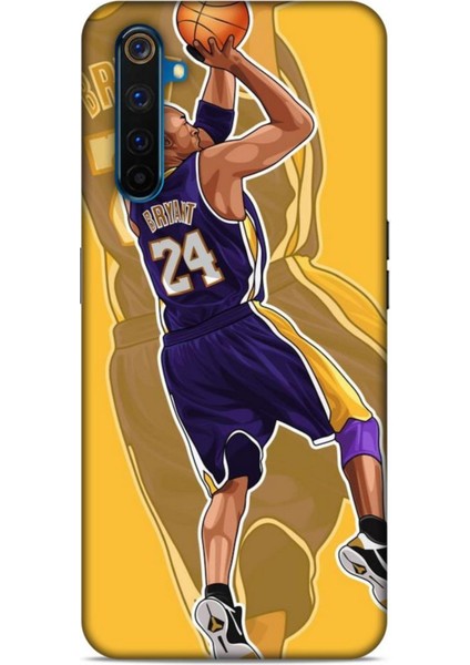 Realme 6 Pro Kılıf Basketbolcular 9 Kobe Bryant 24 Mor Uv Kılıf