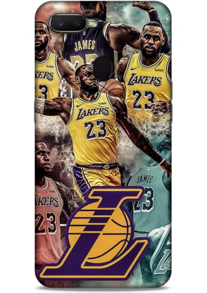 Oppo Ax7 Kılıf Basketbolcular 17 Lebron 23 Lakers Yumuşak Kılıf