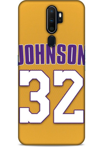 Oppo A9 2020 Kılıf Basketbolcular 19 Johnson 32 Tam Koruma Kılıf