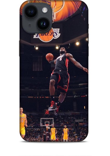 Apple iPhone 14 Kılıf Basketbolcular 16 Lebron James Hediyelik Kılıf