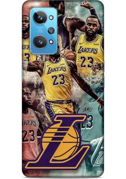 Realme Gt2 Kılıf Basketbolcular 17 Lebron 23 Lakers Yumuşak Kılıf