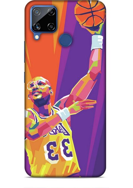 Realme C15 Kılıf Basketbolcular 22 Kareem Abdul Jabbar Kap