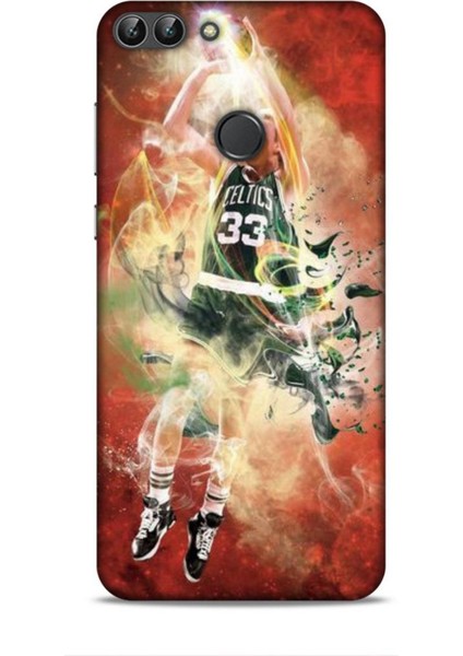 Huawei P Smart S 2020 Kılıf Basketbolcular 29 Larry Joe Bird Turuncu Leke Tutmaz Kapak