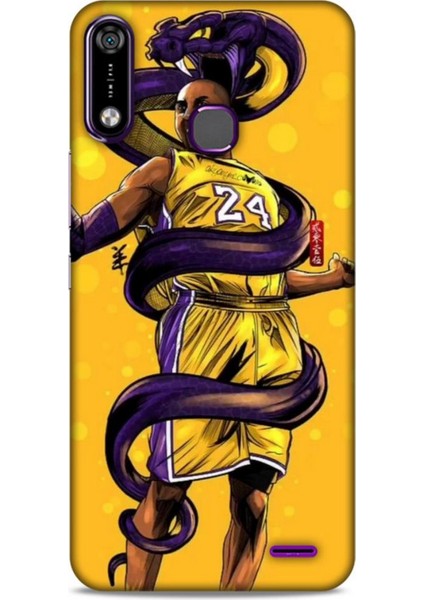 Infinix Note 7 Kılıf Basketbolcular 6 Kobe 24 Sarı Koruyucu Kapak