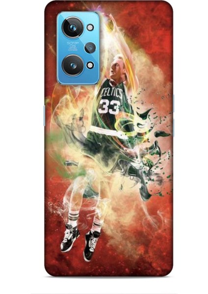Realme Gt2 Kılıf Basketbolcular 29 Larry Joe Bird Turuncu Leke Tutmaz Kapak