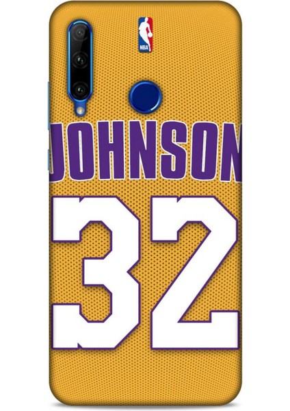 Honor 20 Lite Kılıf Basketbolcular 19 Johnson 32 Tam Koruma Kılıf