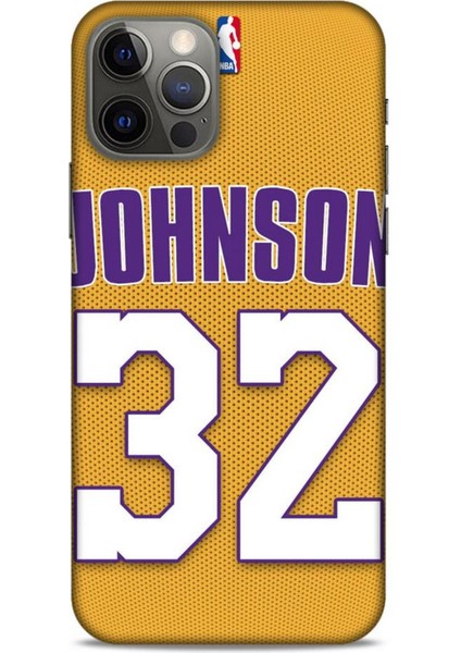 Apple iPhone 12 Pro Kılıf Basketbolcular 19 Johnson 32 Tam Koruma Kılıf
