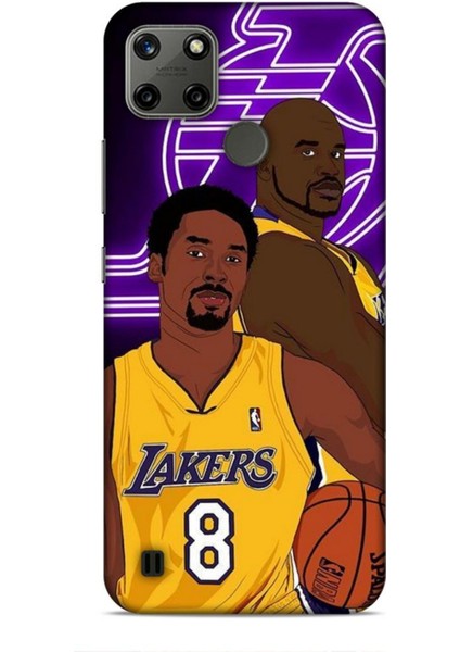 Realme C25Y Kılıf Basketbolcular 25 Kobe Soyulmayan Kılıf