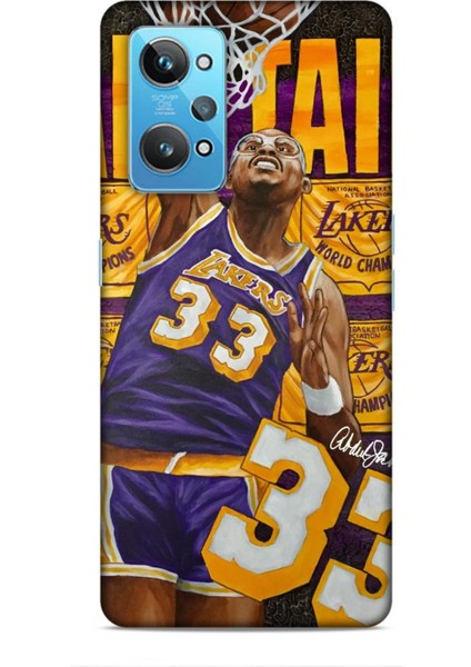 Realme Gt2 Kılıf Basketbolcular 23 Lakers 33 Jabbar Telefon Kabı
