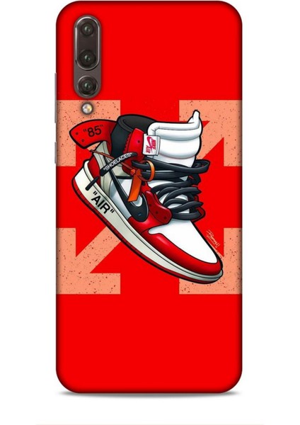 Huawei P20 Pro Kılıf Basketbolcular 2 Air 85 Kırmızı Kapak