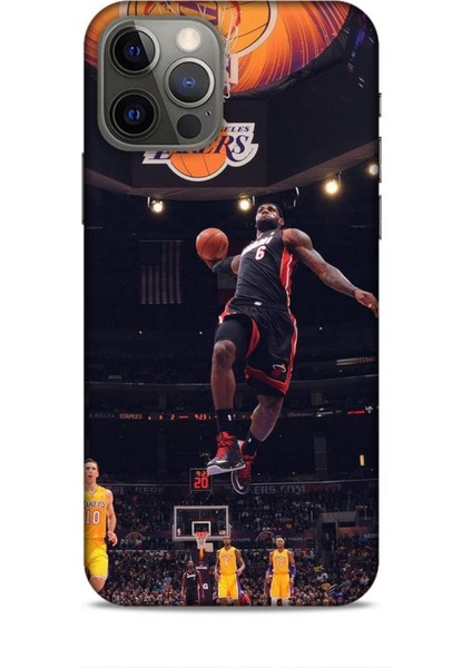 Apple iPhone 12 Pro Kılıf Basketbolcular 16 Lebron James Hediyelik Kılıf