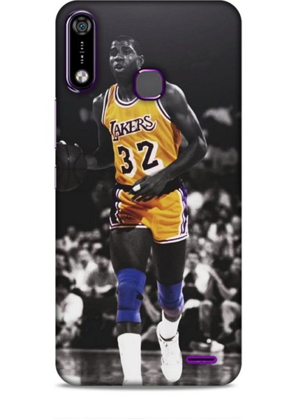 Infinix Note 7 Kılıf Basketbolcular 20 Lakers 32 Renkli Kılıf