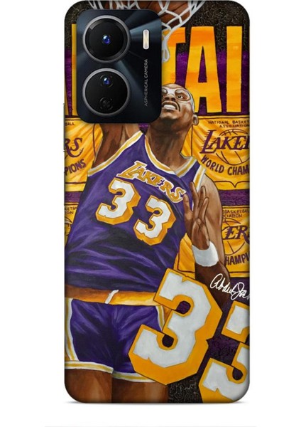 Vivo Y16 Kılıf Basketbolcular 23 Lakers 33 Jabbar Telefon Kabı