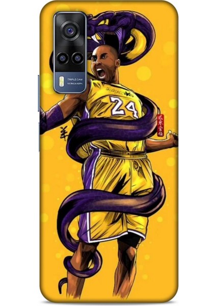 Vivo Y33 Kılıf Basketbolcular 6 Kobe 24 Sarı Koruyucu Kapak