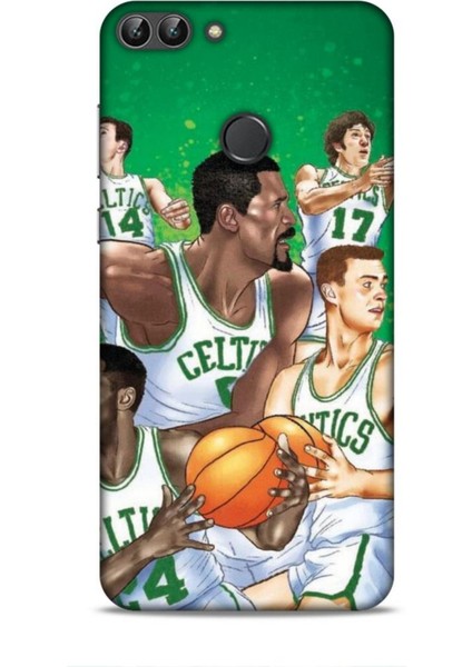Huawei P Smart S 2020 Kılıf Basketbolcular 26 Jayson Celtics Yeşil Soft Kapak