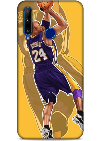 Honor 20 Lite Kılıf Basketbolcular 9 Kobe Bryant 24 Mor Uv Kılıf