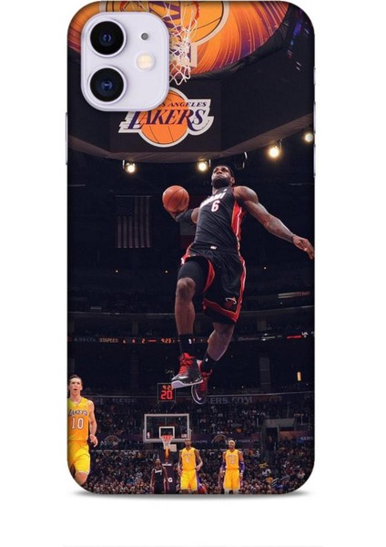 Apple iPhone 11 Kılıf Basketbolcular 16 Lebron James Hediyelik Kılıf