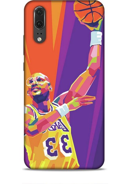 Huawei P20 Kılıf Basketbolcular 22 Kareem Abdul Jabbar Kap