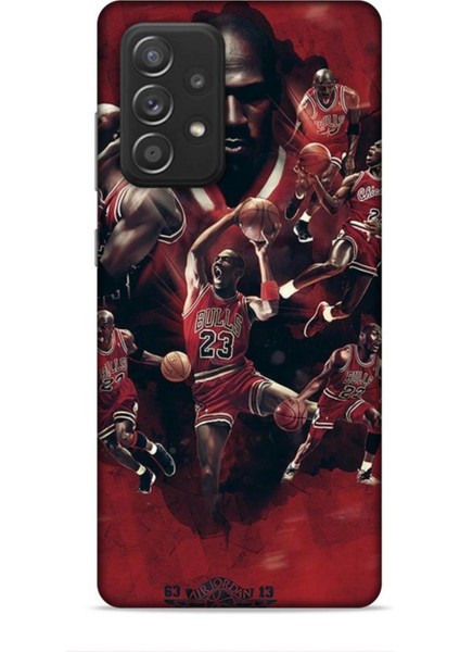 Samsung Galaxy A52S Kılıf Basketbolcular 12 Bulls 23 Tasarım Kılıf