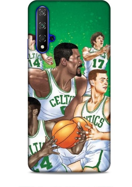 Honor 20 Kılıf Basketbolcular 26 Jayson Celtics Yeşil Soft Kapak