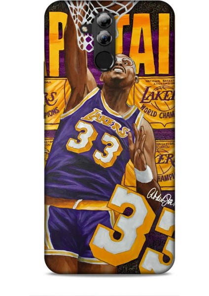 Huawei Mate 20 Lite Kılıf Basketbolcular 23 Lakers 33 Jabbar Telefon Kabı